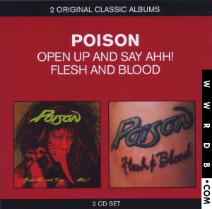Poison Classic Albums: Open Up And Say… Ahh!/Flesh & Blood Box Set primary image photo cover